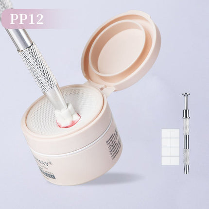 Vinimay Air Cushion Pat Pat Gel - Full Set 24 Colors w/ 1 Counter Display, 1 Patpat Sponge Box & 1 Grab Clip