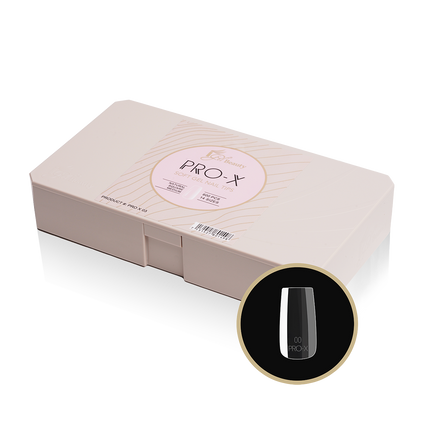 iGel PRO-X Soft Gel Nail Tips 03 - Natural Square Medium (600 pcs)